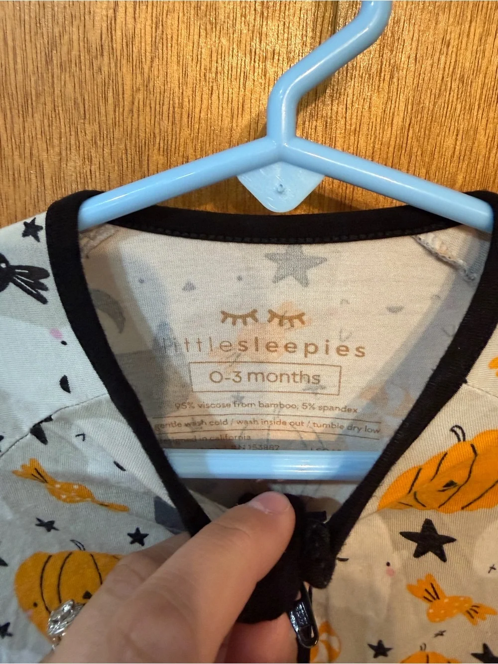 Little Sleepies Halloween Print 0-3 months
